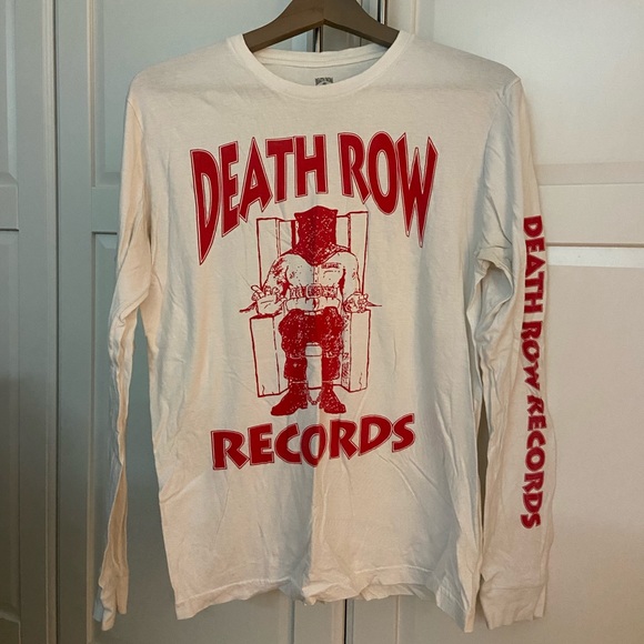 UO Men’s Death Row Records Long Sleeve Shirt - Picture 1 of 3